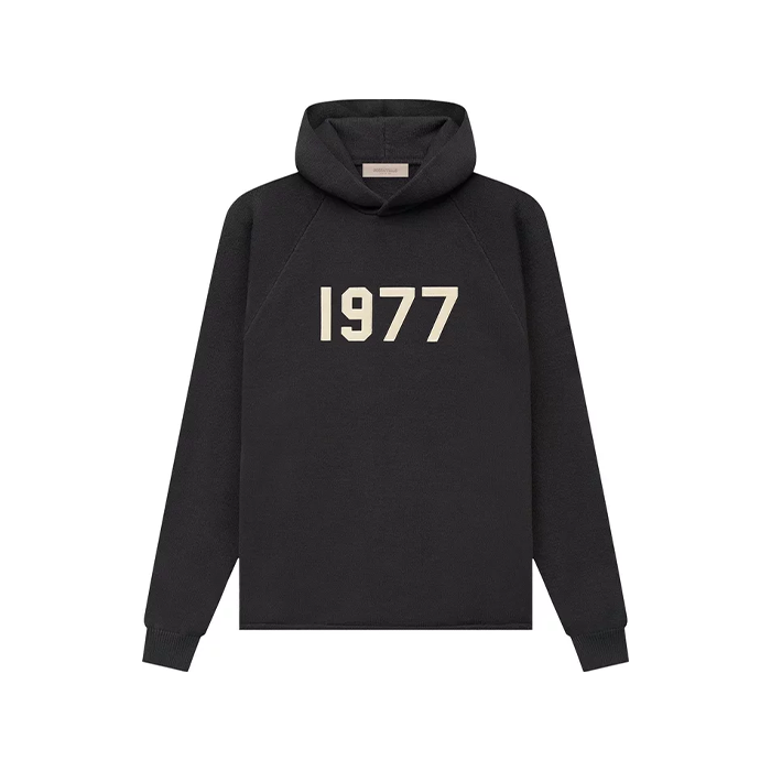 Fear of God Essentials Knitted Hoodie SS22 - '1977 Iron'