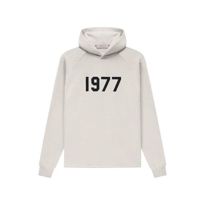 Fear of God Essentials Knitted Hoodie SS22 - '1977 Wheat'