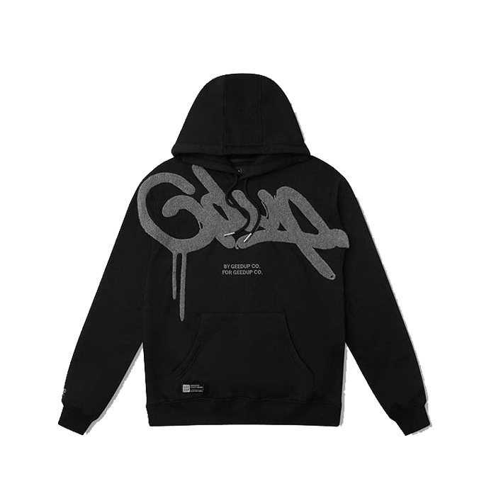 Grey black hoodie hotsell