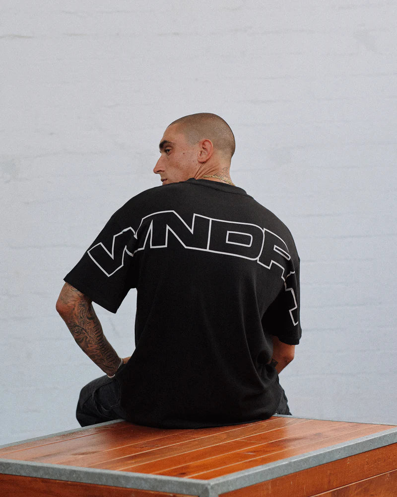 WNDRR Patron Heavy Weight Tee 'Black'