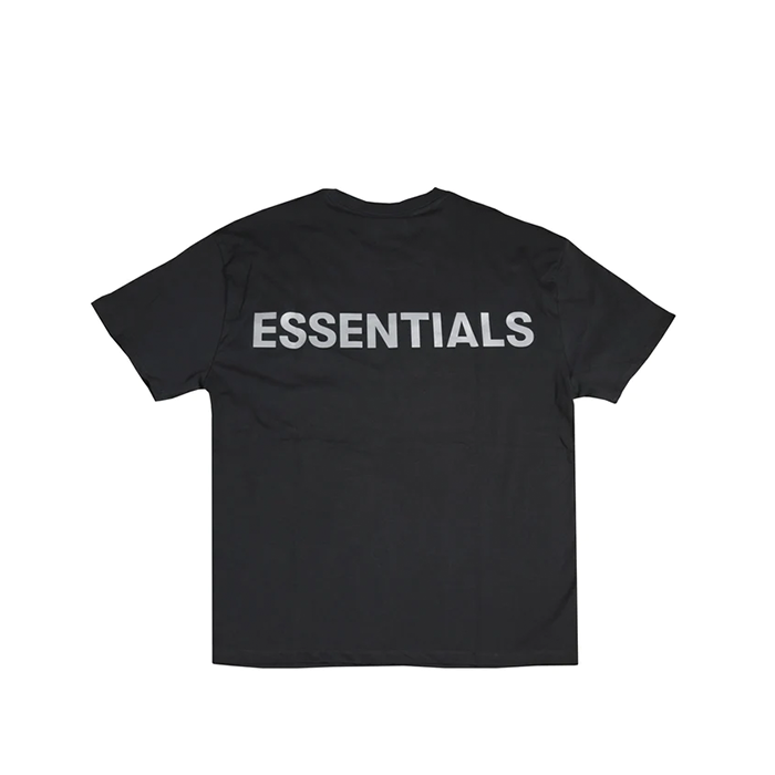 Fear of God Essentials 3M Back Logo Tee FW19 - 'Black'