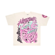 Hellstar No Guts No Glory Tee 'White/Pink'