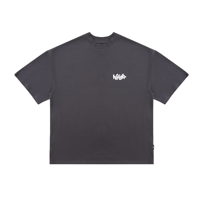 WNDRR All Out Heavy Weight Tee 'Charcoal'