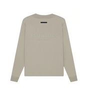 Fear of God Essentials Back Logo Long Sleeve SS21 - 'Moss'