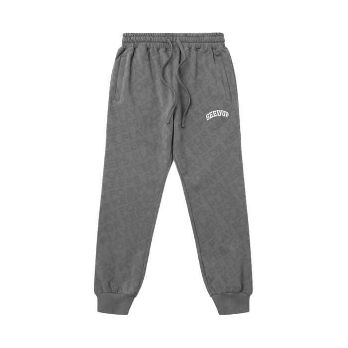 GEEDUP. Micro Team Logo Trackpants 'Grey'