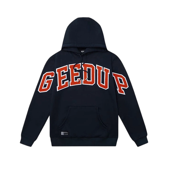 GEEDUP. Team Logo Hoodie - 'Navy Burnt Orange'