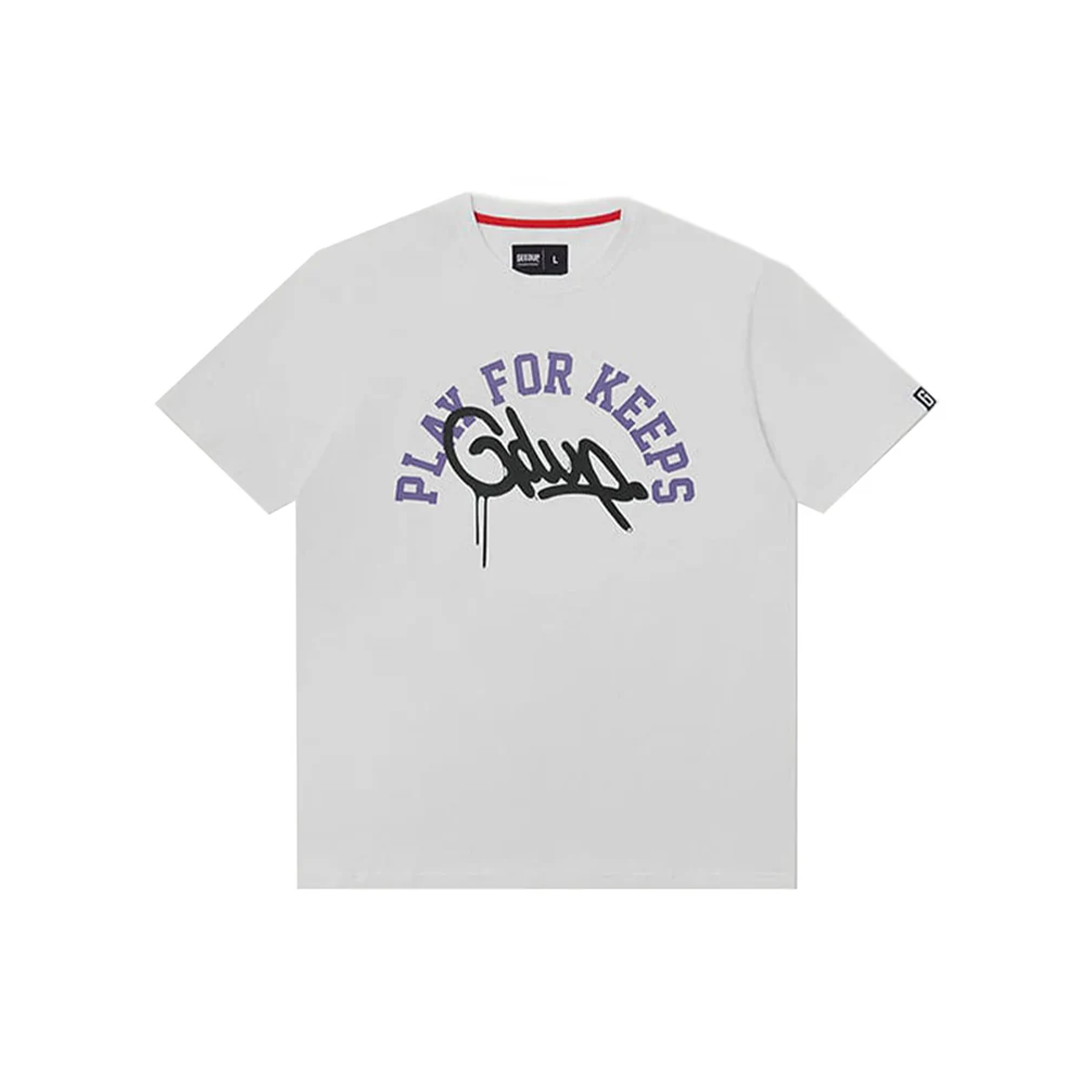 GEEDUP. Play For Keeps Handstyle Tee 'White'