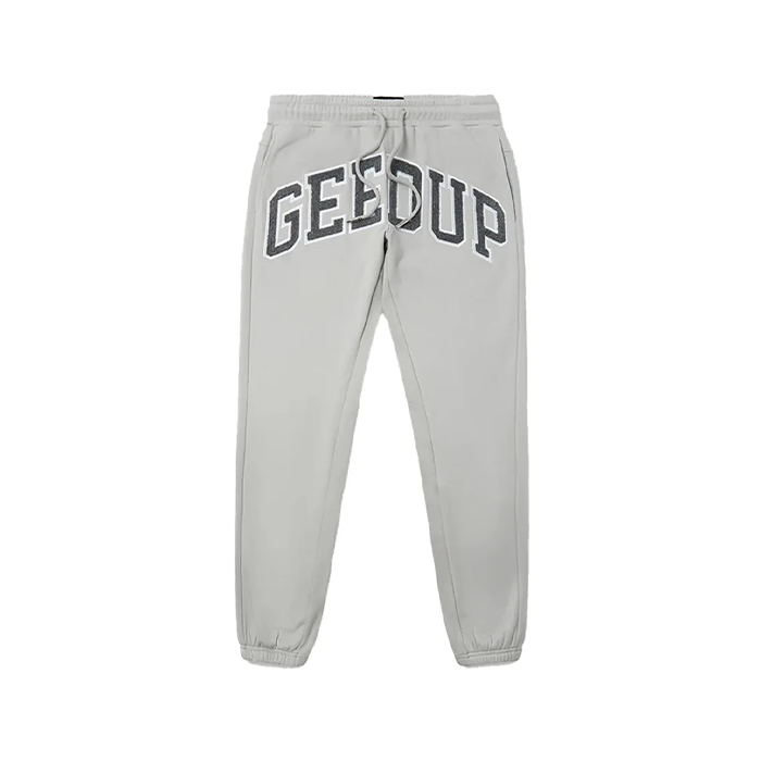GEEDUP. Team Logo Trackpants - 'Grey/Monochrome'