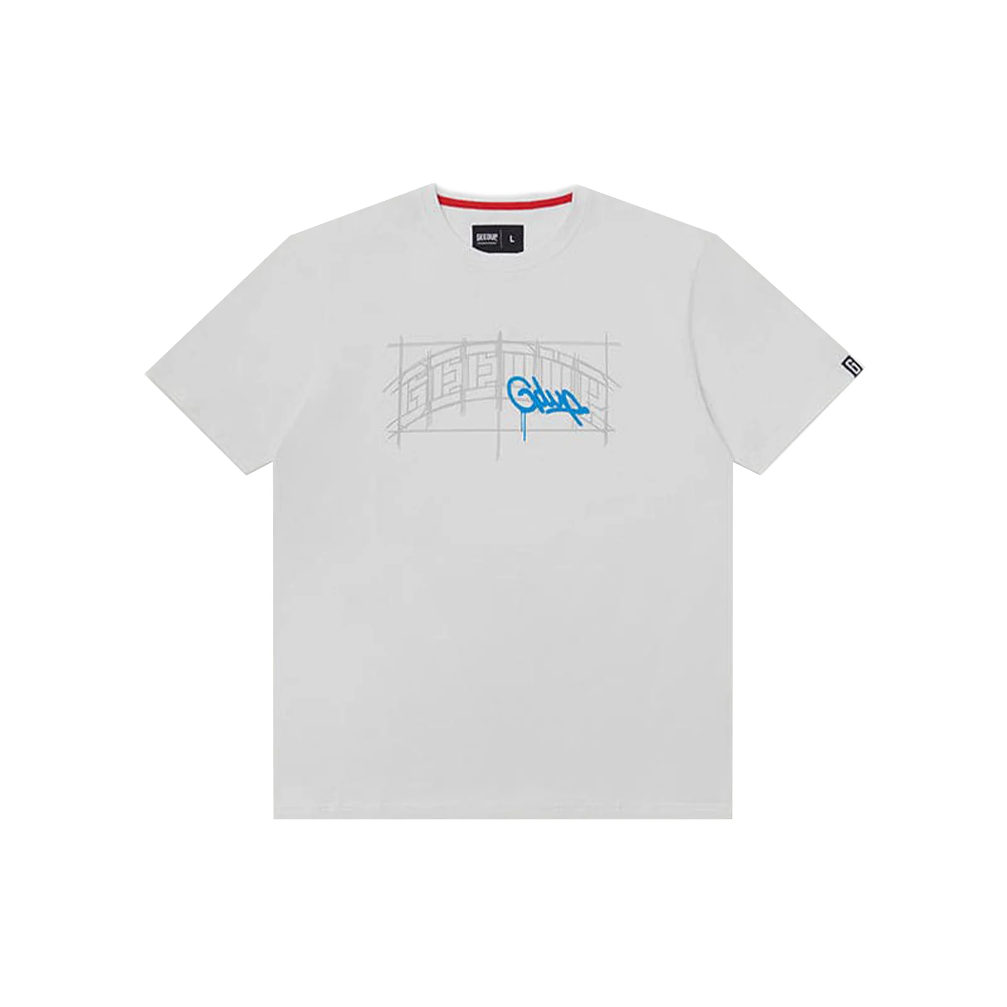 GEEDUP. Team Logo Sketch Tee 'White'