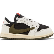 Nike Air Jordan 1 Low OG SP x Travis Scott 'Olive' (Toddler)