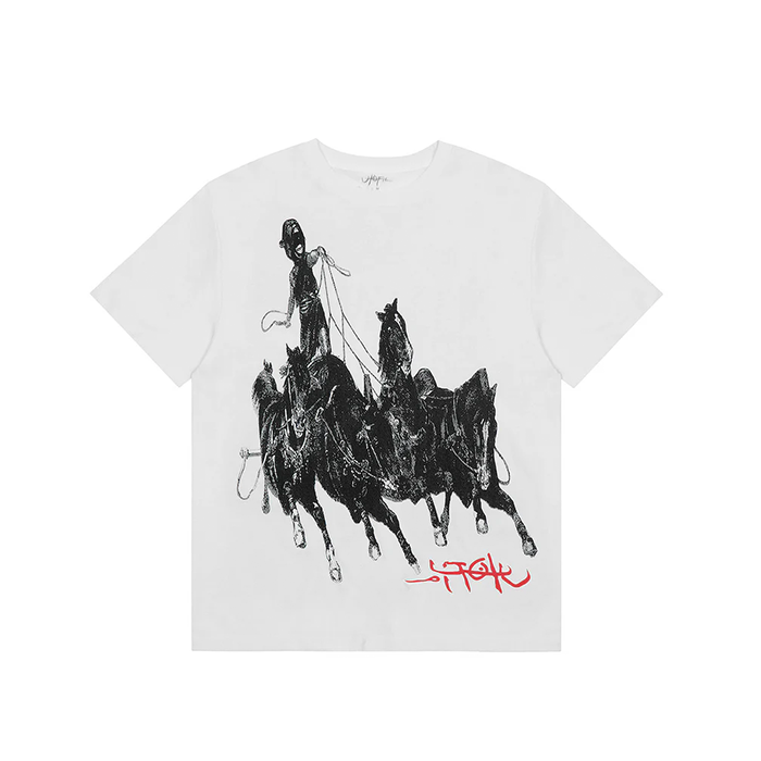 Travis Scott Utopia Circus Maximus Tour 8/7 Tee 'White'