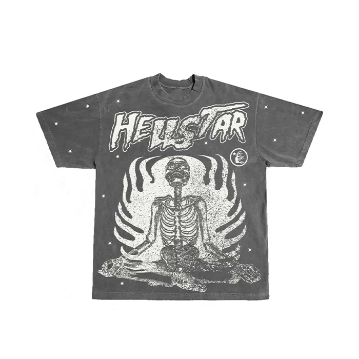 Hellstar Inner Peace Tee 'Grey'