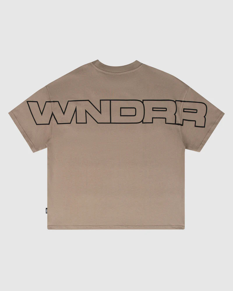 WNDRR Patron Heavy Weight Tee 'Taupe'