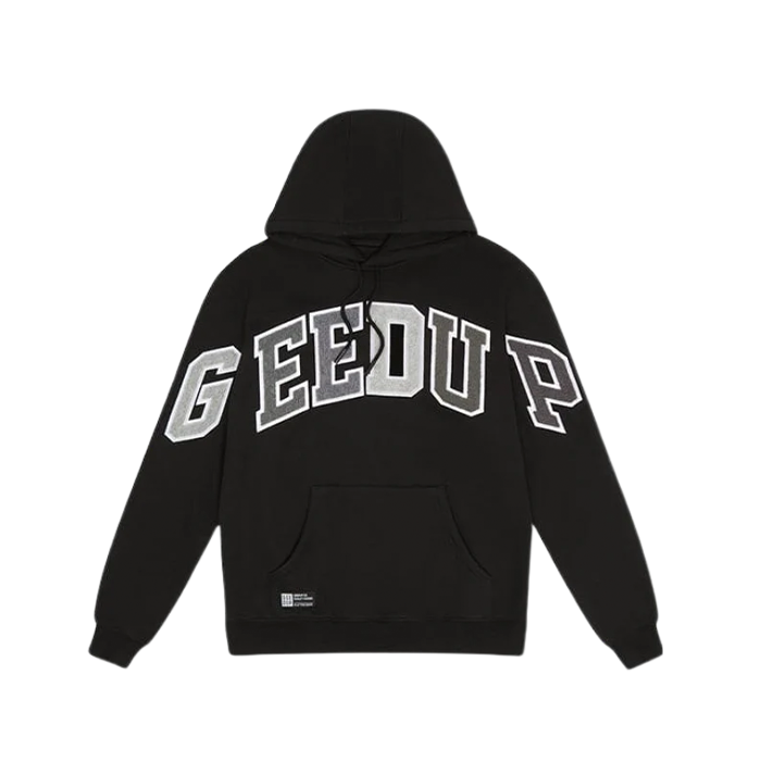 GEEDUP. Team Logo Hoodie - 'Black Monochrome'