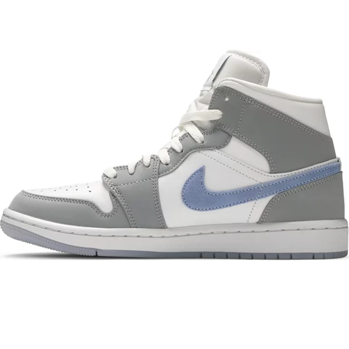 Nike Air Jordan 1 Mid 'Wolf Grey' (Womens)