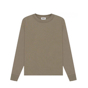 Fear of God Essentials Back Logo Long Sleeve SS21 - 'Taupe'