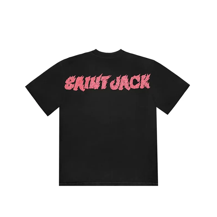 Travis Scott Utopia x St. Michael 2B Tee 'Black'