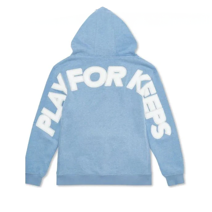 GEEDUP. Play For Keeps Hoodie - 'Ice Blue'