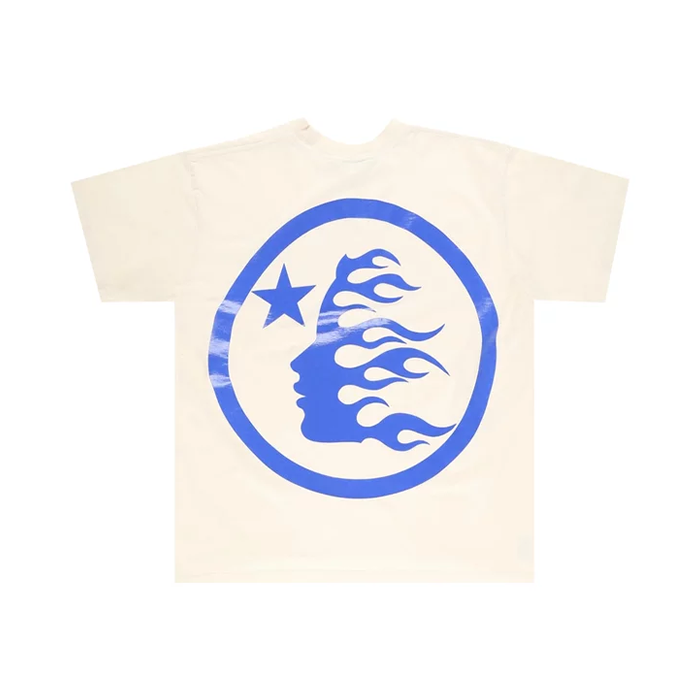 Hellstar Sport Logo Gel Tee 'White/Blue'