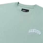 GEEDUP. Micro Team Logo Tee 'Pistachio'