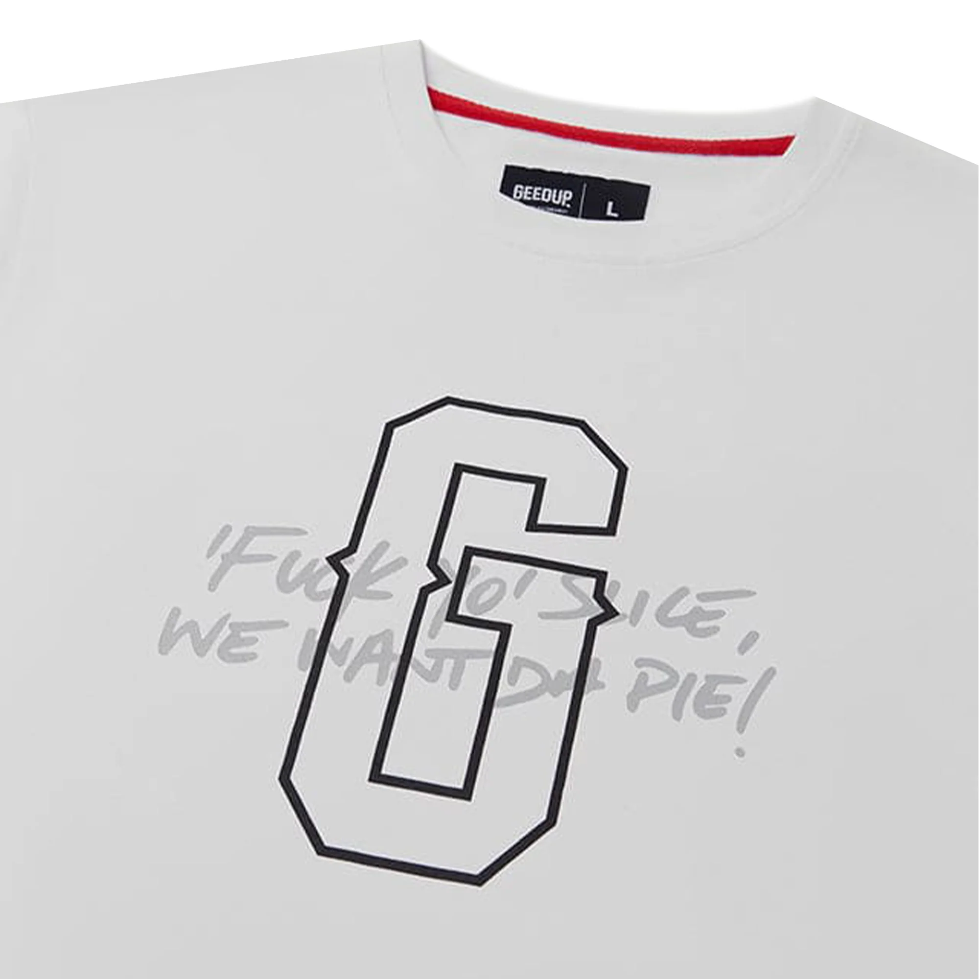 GEEDUP. F.Y.S Tee 'White'