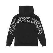 GEEDUP. Play For Keeps Hoodie - 'Black White'