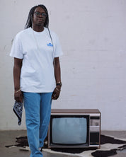 WNDRR Vinyl Bar Box Fit Tee 'White'