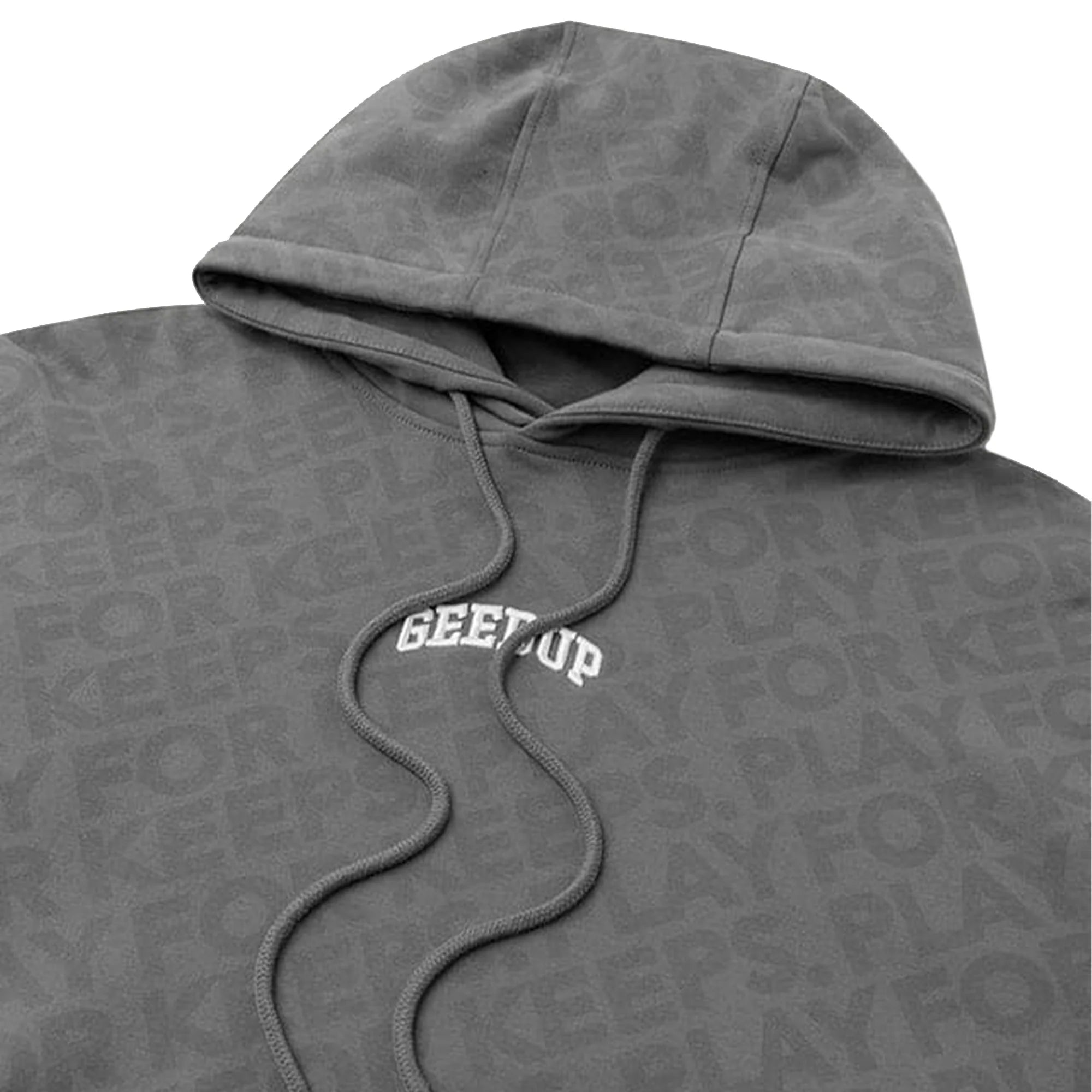 GEEDUP. Micro Team Logo Hoodie 'Grey'