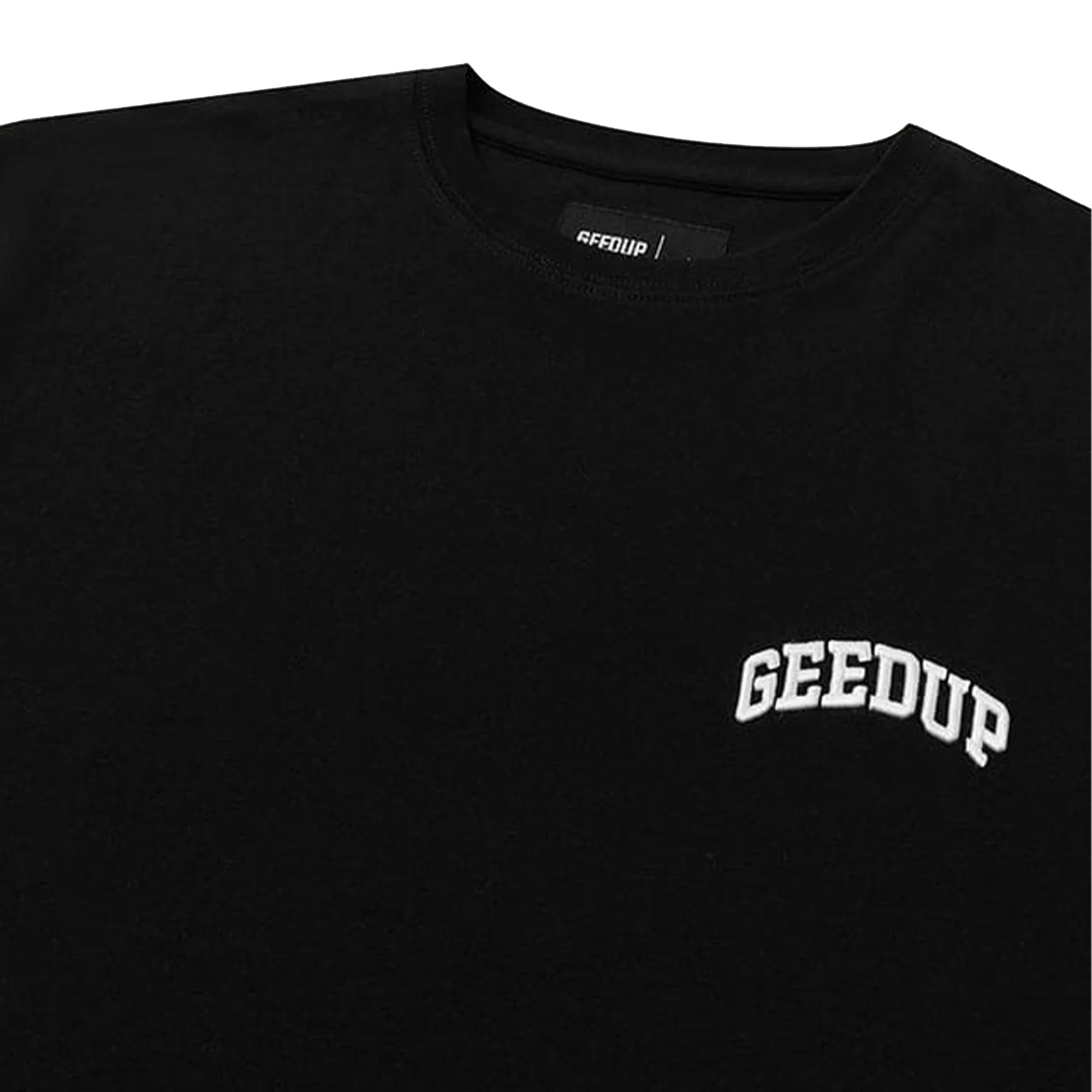 GEEDUP.  Micro Team Logo Tee 'Black'