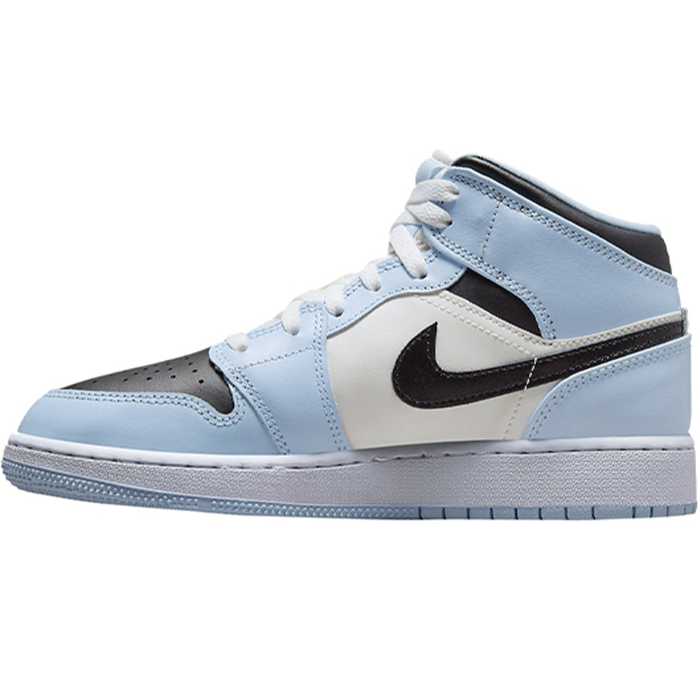 Nike Air Jordan 1 Mid 'Ice Blue Black' (Youth/Womens)