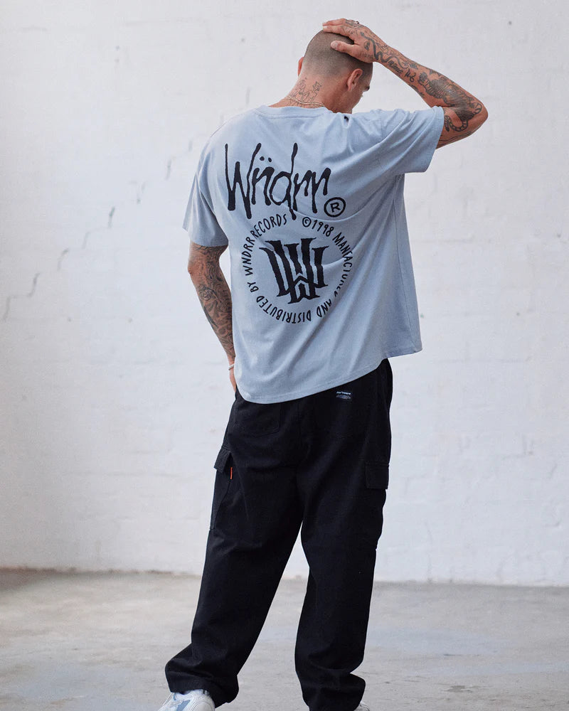 WNDRR Noise Box Fit Tee 'Cement Grey'