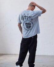 WNDRR Noise Box Fit Tee 'Cement Grey'