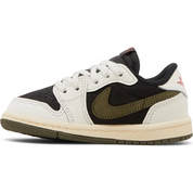 Nike Air Jordan 1 Low OG SP x Travis Scott 'Olive' (Toddler)