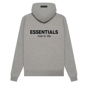 Fear of God Essentials Hoodie SS22 - 'Dark Oatmeal'