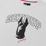 GEEDUP. Doberman Tee 'White'