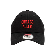 New Era Chicago Bulls Letterboard Adjustable Snapback 'Black Red'