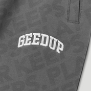 GEEDUP. Micro Team Logo Trackpants 'Grey'