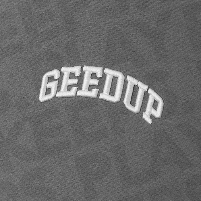 GEEDUP. Micro Team Logo Hoodie 'Grey'