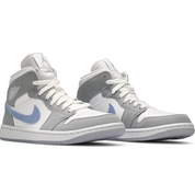 Nike Air Jordan 1 Mid 'Wolf Grey' (Womens)