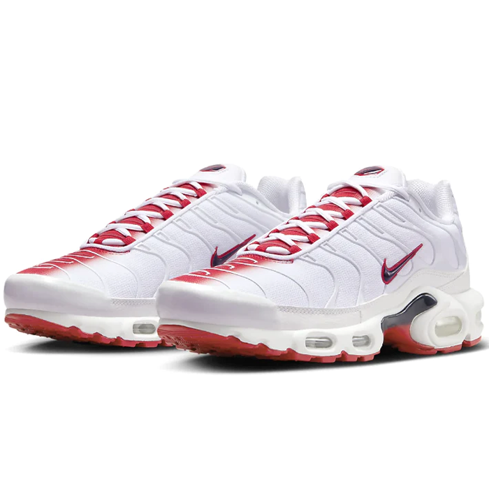 Nike air max sales plus white leather