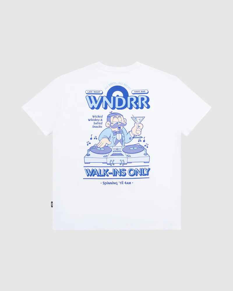 WNDRR Vinyl Bar Box Fit Tee 'White'