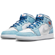 Nike Air Jordan 1 Mid SE 'French Blue' (Youth/Womens)