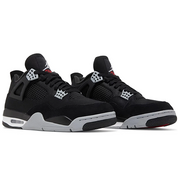 Nike Air Jordan 4 Retro 'Black Canvas' (Youth/Womens)