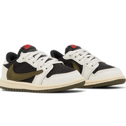 Nike Air Jordan 1 Low OG SP x Travis Scott 'Olive' (Toddler)