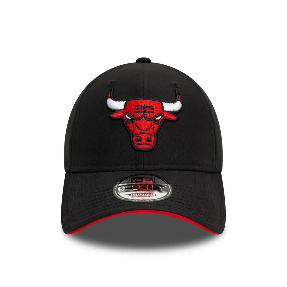 New Era Chicago Bulls 9Forty Microfibre Adjustable Snapback 'Black Red'