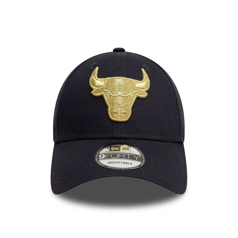 New Era Chicago Bulls 9Forty Adjustable Snapback 'Metallic Gold'