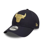 New Era Chicago Bulls 9Forty Adjustable Snapback 'Metallic Gold'