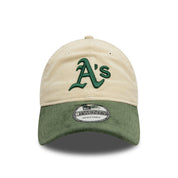 New Era Oakland Athletics Block Cord 9Twenty Adjustable Snapback 'Ivory Dark Green'