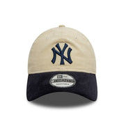 New Era New York Yankees Block Cord 9Twenty Adjustable Snapback 'Ivory Navy'