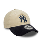 New Era New York Yankees Block Cord 9Twenty Adjustable Snapback 'Ivory Navy'